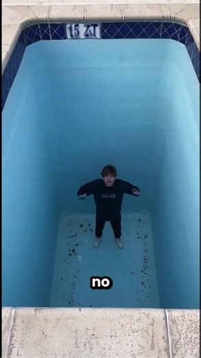 There’s No Water in the Pool! It’s Getting Really Deep! 😨
