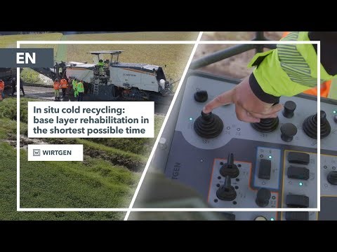 Cold Recycling with Foamed Bitumen in Bavaria: Base Layer Rehabilitation with the Wirtgen CR Series