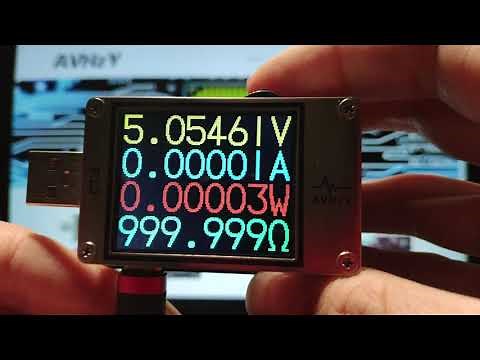 AVHzY CT3 USB Power Meter USB 3.1
