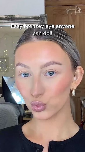 Easy Bronzey Eye Makeup Tutorial for Beginners