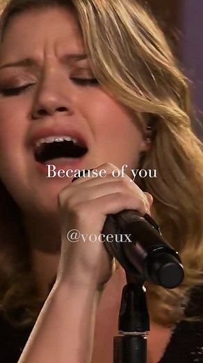 Kelly Clarkson Acapella: Because of You Vocals