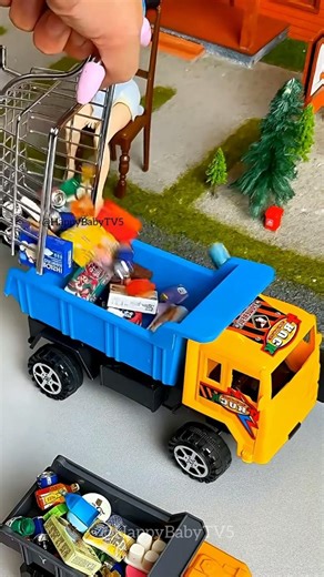 Garbage Truck & Dump Truck Toy Unboxing 🚛 | Kids Toys Sanitation Vehicle Play & Demo #cartoon
