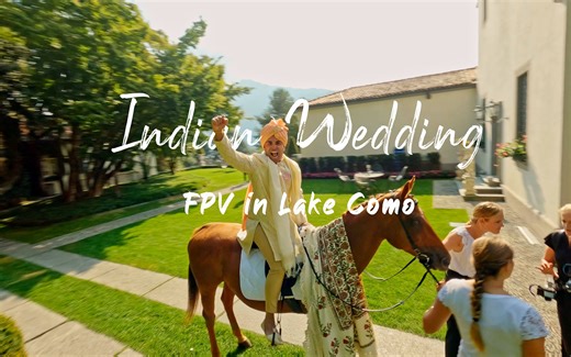 Indian Wedding | FPV in Lake como 4K