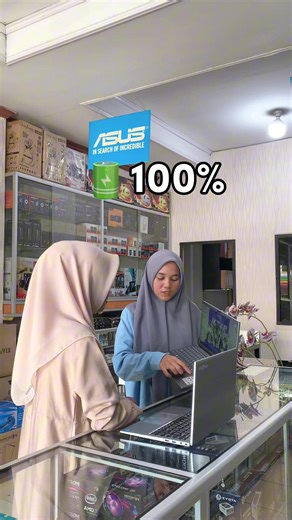 Harus full power yaa melayani user, apalagi tanya laptop yang lagi promo 😍 #kontenlaptop #kontenlucu #kontenproduk #kontenpromosi #laptopbukittinggi #laptopkerja #acer #asus #hewletpackard #axioo #advan