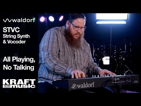 Waldorf STVC String Synthesizer and Vocoder - All Playing, No Talking