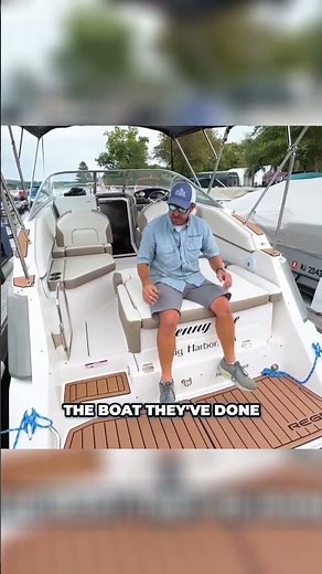 Perfect Swim Platform for a Cabin Cruiser: Bridge Marina Regal 26 Express Review #shorts