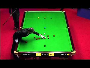 17 years Young star Luca Brecel impresses with 116 break. world championship 2012