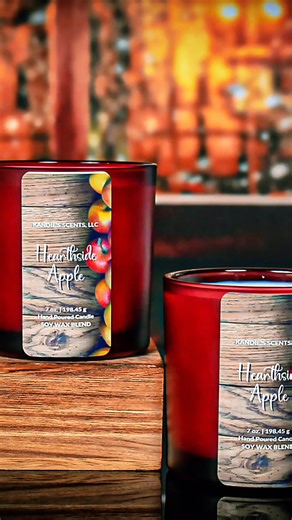🍎 Cozy, crisp, & comforting… meet Hearthside Apple 🔥 A warm apple scent that wraps your space in fall magic 🍂🕯️ ✨ Poured with love. Crafted for your calm. Wrapped in our red frosted jar — it’s giving holiday vibes all season long! ❤️ 📍Available now online in-store! #HearthsideApple #WinterGlowCollection #RedJarCandle #CandleAddict #AppleScent #HomeFragranceGoals #KandiesScentsLLC #BlackOwnedBusiness #ViralCandles #FallGlow #GiftIdeas | Kandie's Scents, LLC