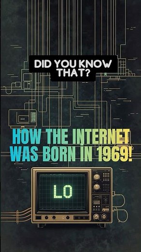How the Internet Was Born in 1969!