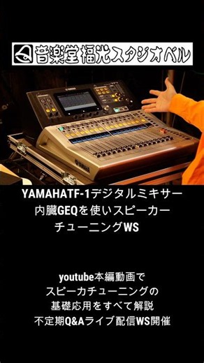 Stop the Feedback! [LOW Frequency] Graphic Equalizer #shorts #yamaha #geq