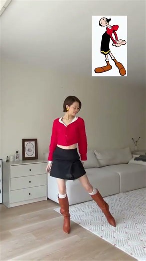 Popeye's Girlfriend Dances into Trend, Unleashing a Viral Waacking Mania