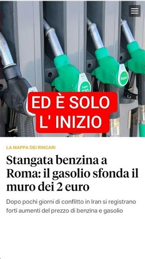 gasolio alle stelle