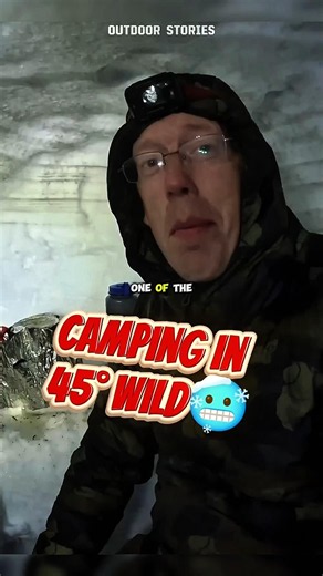 Camping In 45° Wild Is Insane 🥶❗