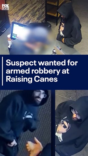 RAISING CANES ROBBERY: A suspect is still on the run one year after an alleged armed robbery at a Raising Canes in Phoenix last year. ⬇️ | FOX 10 Phoenix