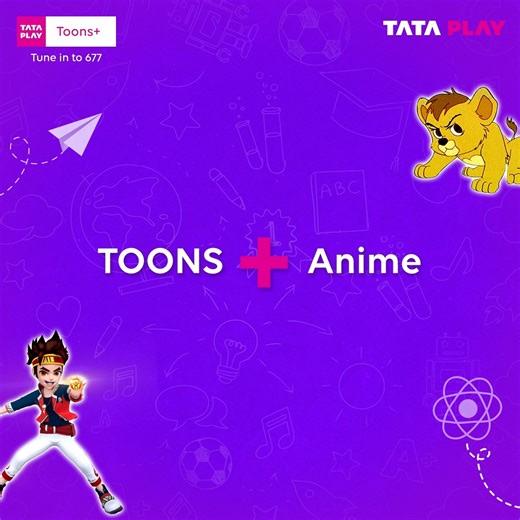 40K views · 29 reactions | Enjoy popular international Toons & Anime in 6 regional languages on Tata Play Toons+. #ToonsKiMazedaarDuniya Click here to subscribe: https://bit.ly/3OIr1Fq #Anime #Cartoons #KidsShows #Toons #KidsMovies #Cartoon #FunTime #TataPlay | Tata Play | Facebook