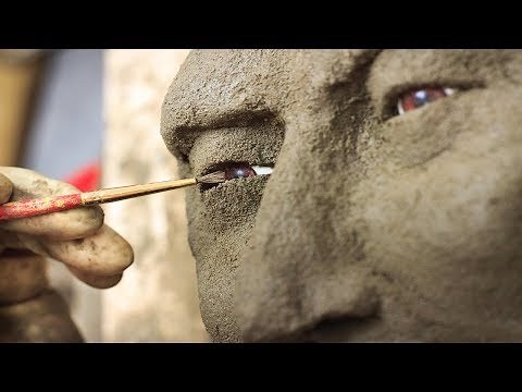 Mixing Concrete for sculpting | Montana Bliss Artworks