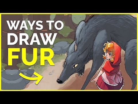 🔴 Tips for Drawing ANIMAL FUR!
