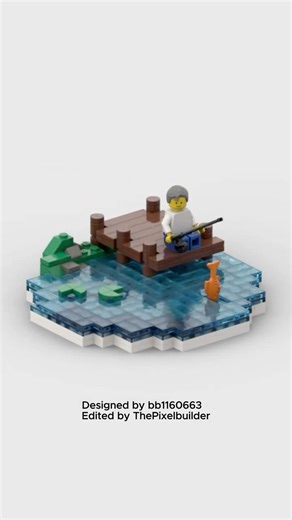 LEGO Mini Fishing Scene | Stop Motion Build