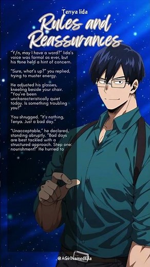 Rules And Reassurance #anime #mha #myheroacademia #textingstory #iidatenya #iida