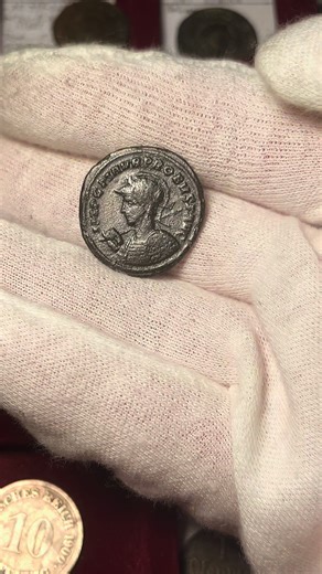 Antoninianus coin of Probus Caesar #rome #romanempire #foryou #ancientcoins #coins