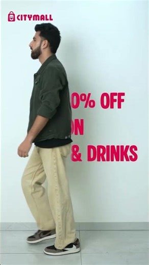 Flat 50% Off on Snacks & Drinks | CityMall App | Install Now
