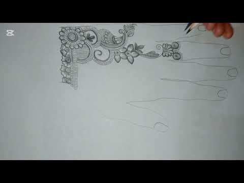 Elegant Heavy Mehndi Design
