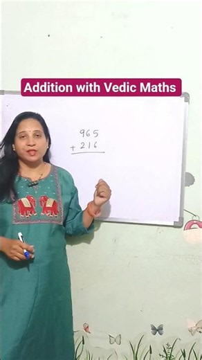 Master Addition with Vedic Maths in Just 5 Minutes #shortsfeed #education