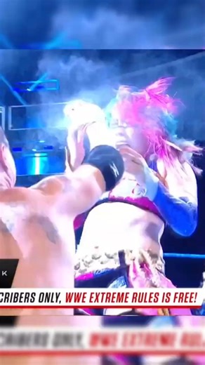 Asuka’s Deadly Mist Turns Against Her 😬 #shorts #wwe