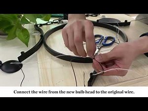 How to replace an E12 bulb holder