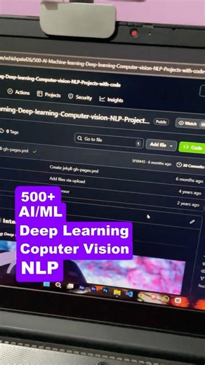 500+ AI / ML Projects 🔥Repository #coding #ai #ml #deeplearning #nlp #mernstack