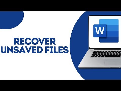 How to Recover Unsaved Documents In MS Word ?
