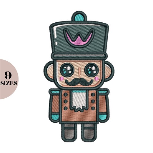 Nutcracker Soldiers Embroidery Design, Christmas Patterns (instant Download) - Etsy