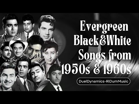 Discover the BEST Classic Black & White Bollywood Songs from the 1950s and 1960s