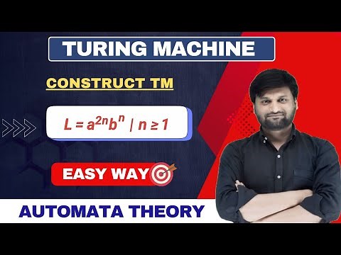 Turing Machine for a^2n b^n | Design Turing Machine | Automata Theory | TOC | FLAT | TAFL