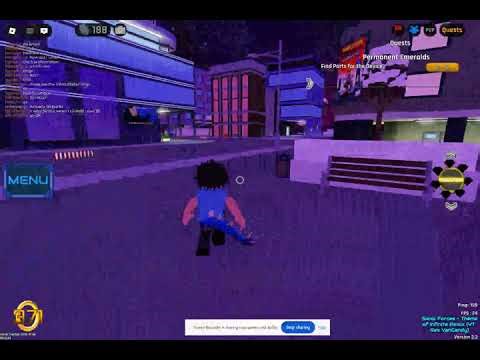 ROBLOX: Sonic Ultimate RPG 2.3 Permenant Emeralds Quest and Dark Form Meteor Shower