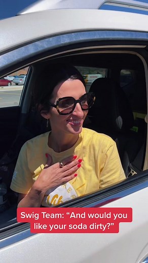 When Swig asks if you want your soda “dirty” 🥤 #dirtysoda #romance #drinks #comady #carelesswhisper #funny