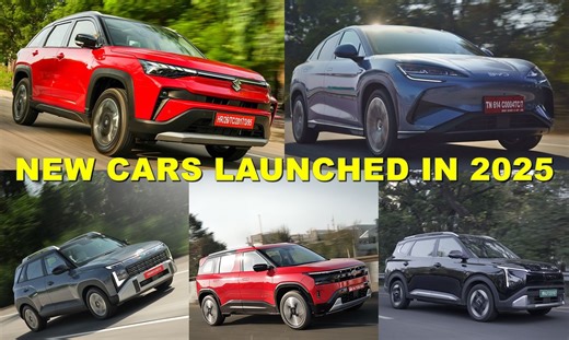 Top New Cars Launched In India In 2025