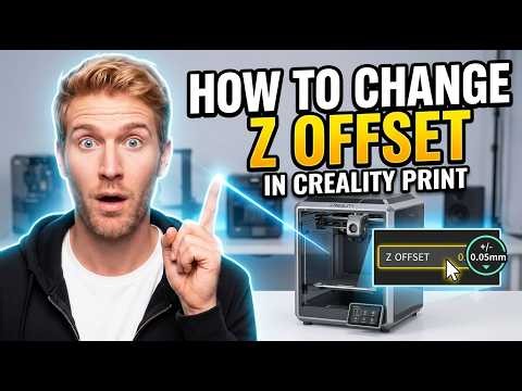 How To CHANGE Z OFFSET In Creality Print (QUICK & EASY) 2026