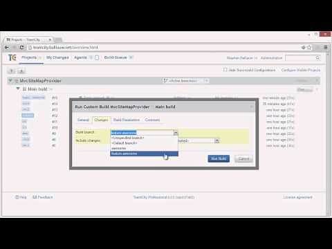 TeamCity Feature Branches with Git