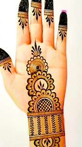 Beautiful Front hand Mehndi Design New Mehndi design for beginners Eid special mehndi design | Mehndi Design