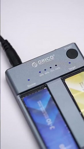 ORICO Aluminum USB3.1 Gen2 NVMe M.2 SSD Clone Duplicator [M2P2-C3-C]