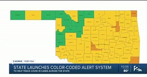 State health department launches color-coded COVID-19 map to show risk by county