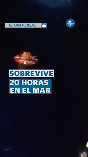 Mujer salvadoreña sobrevive 20 horas en el mar tras caer de un crucero #shorts
