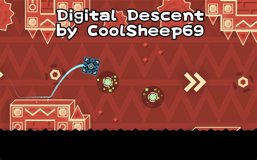 几何冲刺通关视频：Digital Descent