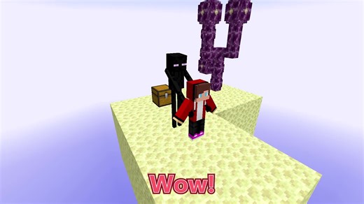 Mikey and JJ Survive on Biome Minecraft Skyblock - Maizen #minecraft #mikey #jj