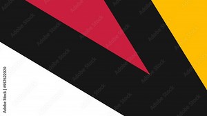 Simple triangle shape transition animation with a combination of 3 colors. can be used for video openings, video transitions, and other transitions. Alpha channel only on 4K