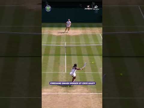 A forehand smash from Coco Gauff! | #Wimbledon 2026
