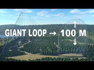 Planet Coaster: Giant Loop Roller Coaster