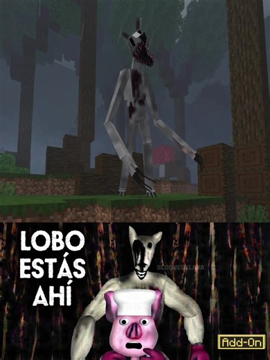 Lobo Está Ahí Parte 1 - Mod Minecraft terror y memes