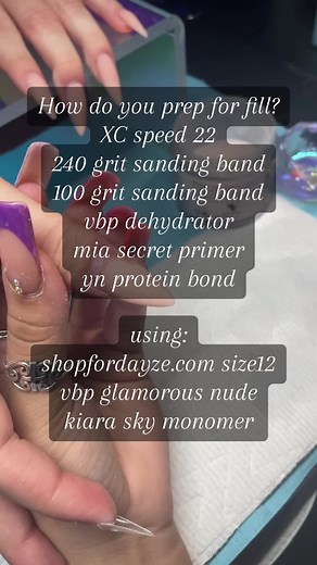 Nail Fill Prep Tutorial with Speed Tips